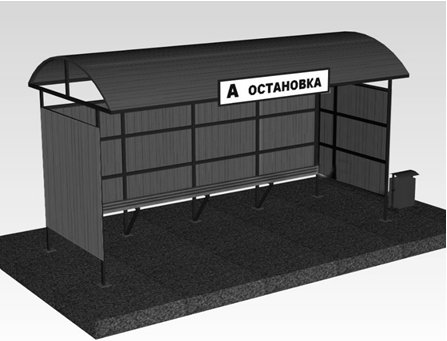 Мэрия Новосибирска объявила аукционы на установку 14 серых остановочных будок