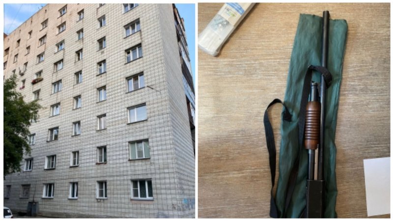 Пьяный мужчина стрелял по людям во дворе дома в Новосибирске: двое в больнице