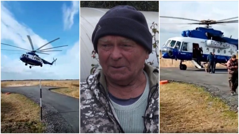 Пил воду с мха: плутавшего три дня по лесу и болотам 75-летнего пенсионера спасли с помощью вертолета