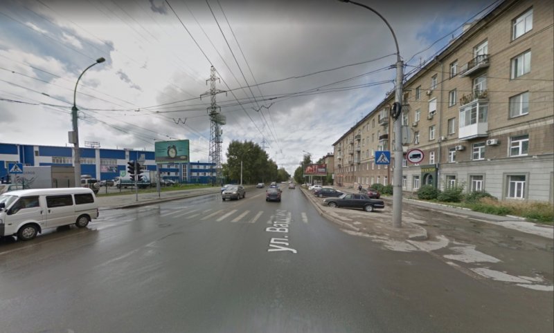 В Новосибирске загруженный участок улицы Ватутина сузили до одной полосы