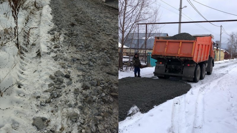 «Окна скоро будут на уровне дороги»: новосибирцы жалуются на отсыпку улиц в частном секторе