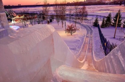 Объявлены цены на посещение ледового городка на Михайловской набережной