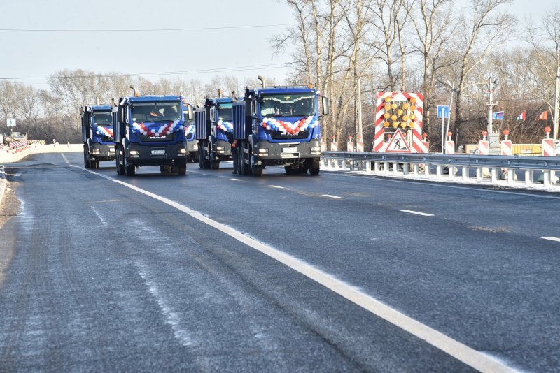 В Новосибирской области завершили реконструкцию еще одного участка дороги в Павлодар