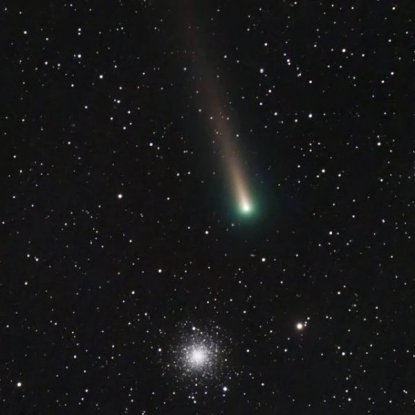 Астрофотограф из Новосибирска снял комету «Леонард» в Танае