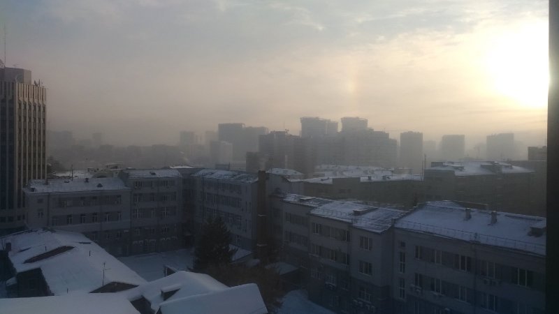 В Новосибирске резко ухудшилось качество воздуха