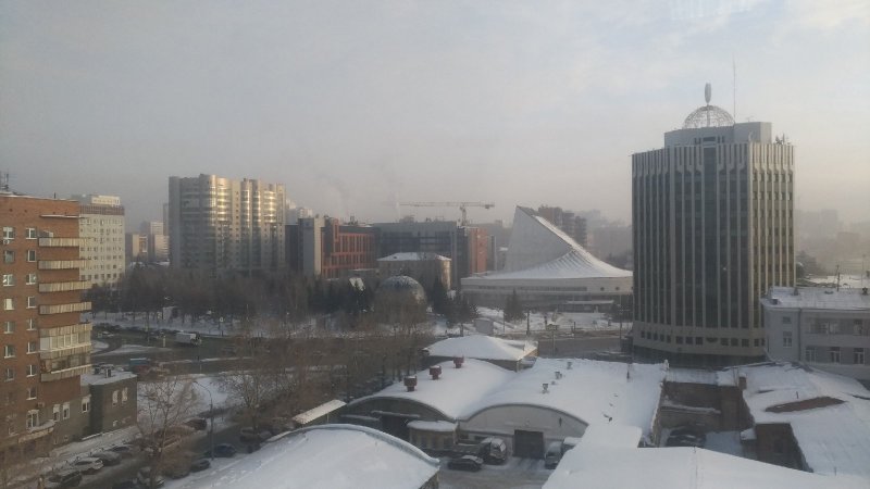 Режим «черного неба» ввели в Новосибирске из-за грязного воздуха