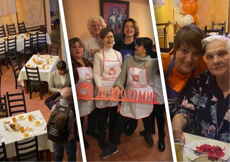 «Бабушки и дедушки очень ждут»: Добродомик, помогающий пенсионерам едой, ищет волонтеров для открытия бесплатного кафе