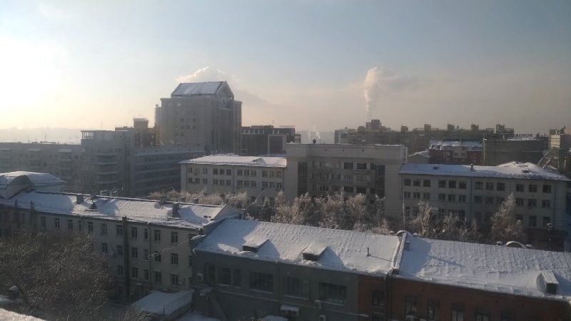 Качество воздуха снизилось до «красного уровня» в Новосибирске