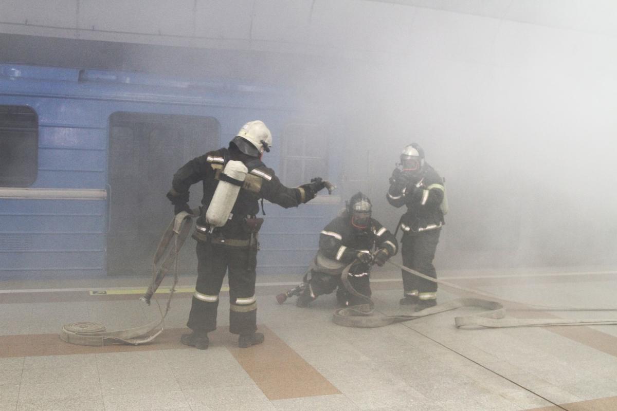 «Пожар» потушили на станции метро «Березовая роща»: там прошли ночные учения