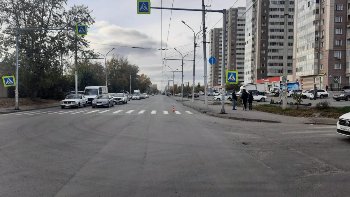 10-летняя девочка сбита на пешеходном переходе в Новосибирске