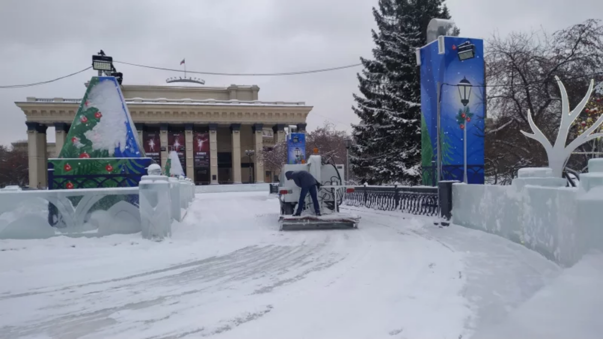 Этой зимой не будут заливать знаменитый «детородный» каток в Новосибирске