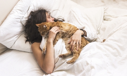 5 причин, почему ни в коем случае не стоит брать с собой в постель кошку и собаку