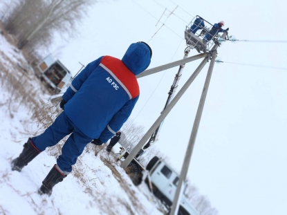 В Новосибирской области восстановили электроснабжение после метели 8 марта