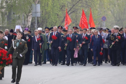 Председатель Заксобрания Шимкив поздравил новосибирцев с Днем Победы