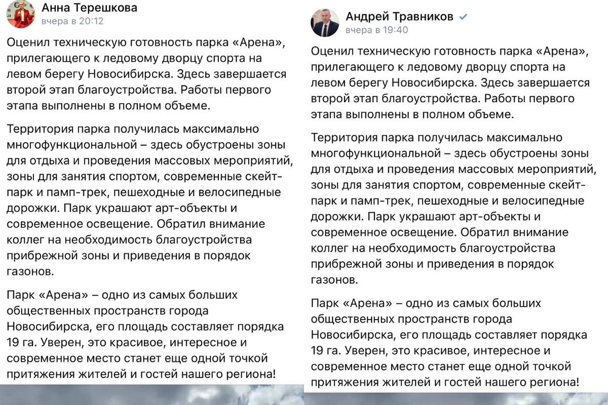Вице-мэр Новосибирска Терешкова выдала за свой пост губернатора Травникова