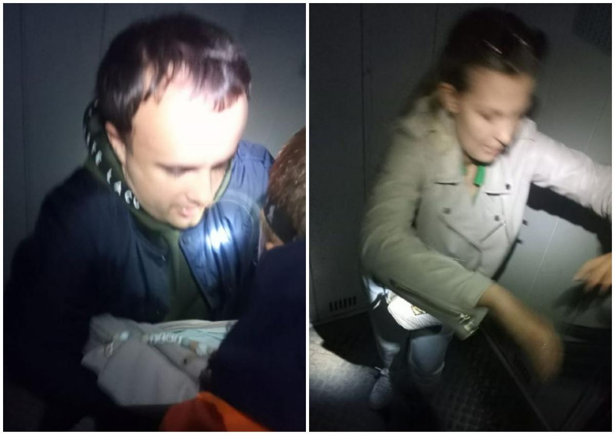 Пара с грудным ребенком застряла в лифте