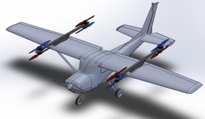 Устройство вертикального взлета для самолетов разрабатывают инженеры