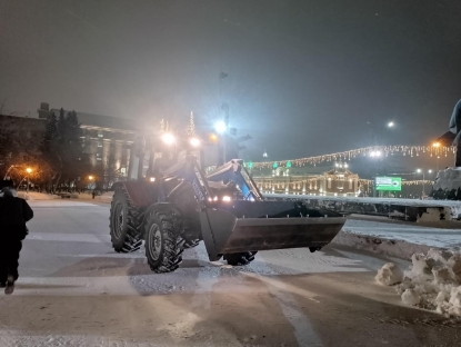 Снег с ветром занесет Новосибирск в субботу