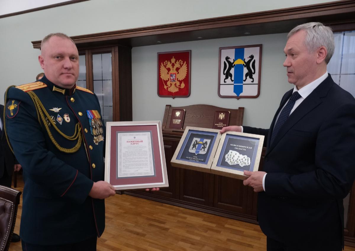 Губернатор поблагодарил военнослужащих 35-ой бригады управления за доблесть и мужество