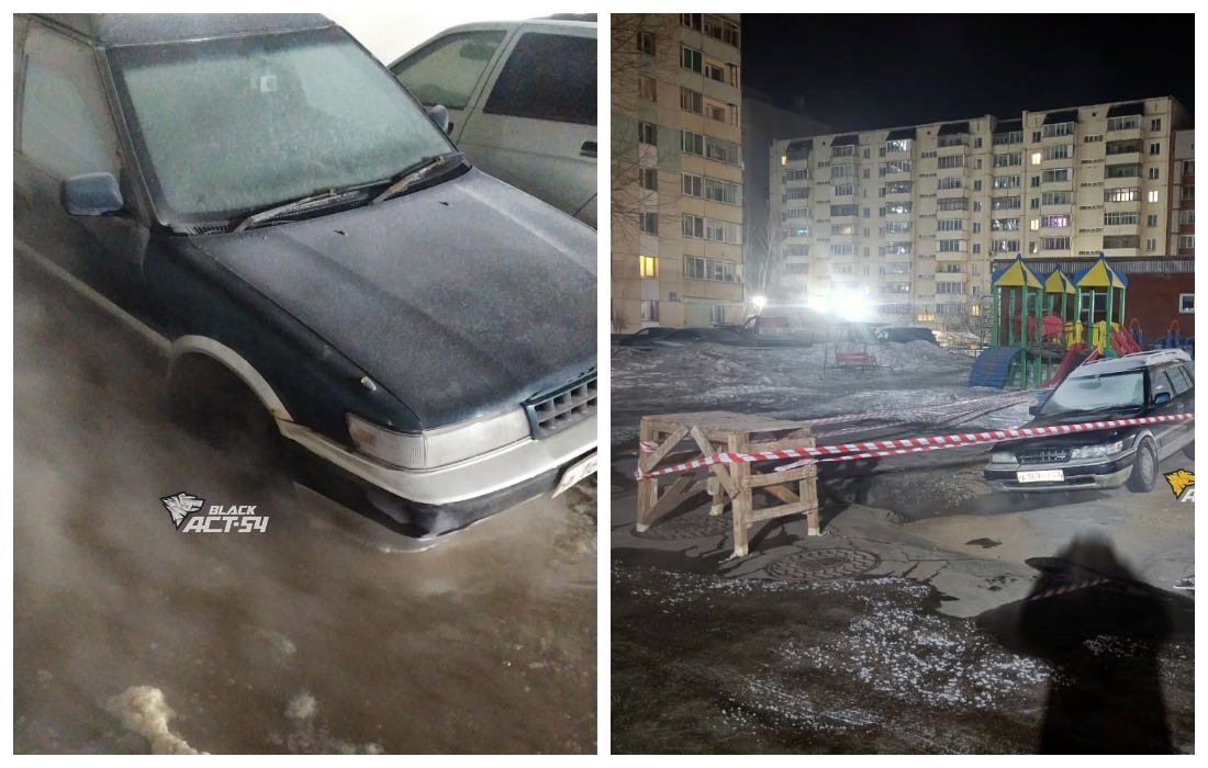 Третий порыв на теплосетях произошел на левом берегу Новосибирска
