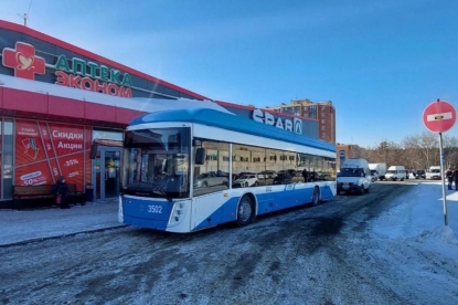 В Новосибирске произошло два ДТП с новыми троллейбусами