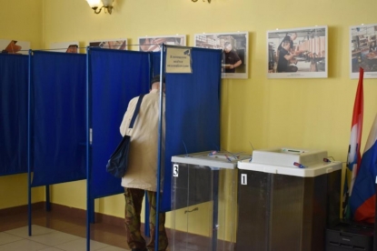 56,3 процента новосибирцев приняли участие в голосовании по выборам президента РФ