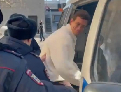 Никиту Кологривого увозят в спецприемник (ВИДЕО)