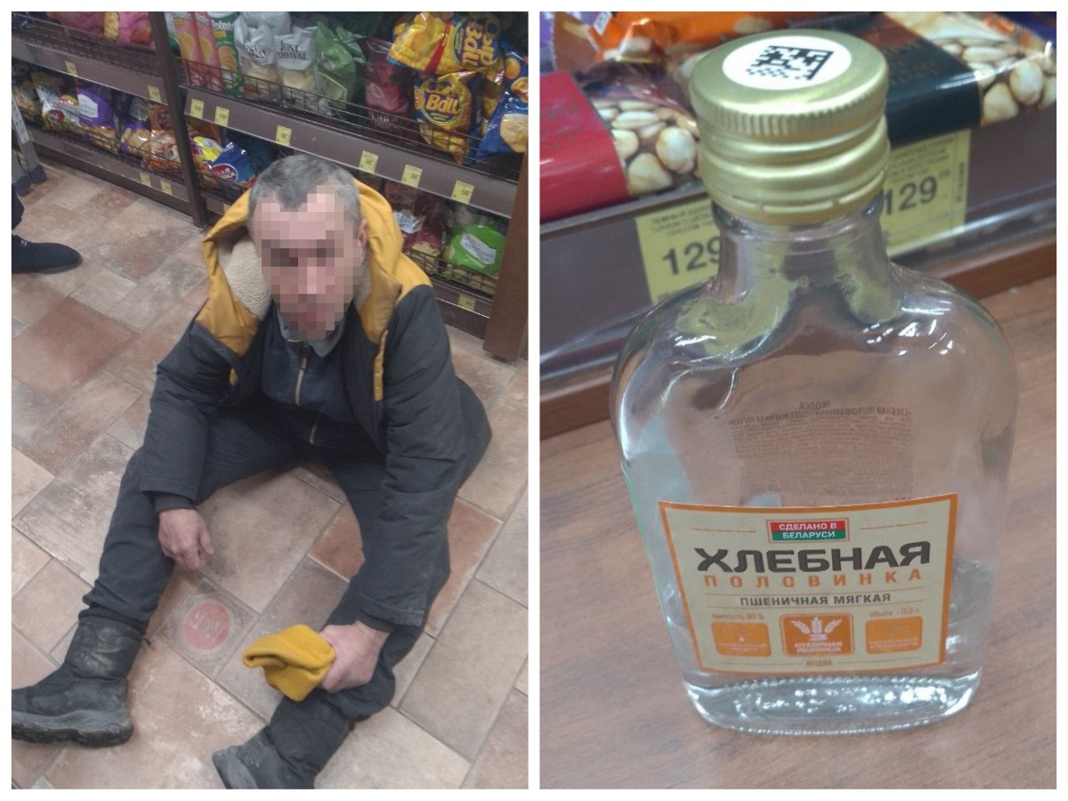 В Новосибирской области мужчина выпил бутылку водки за секунду