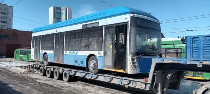 Последний новый троллейбус доставлен в Новосибирск