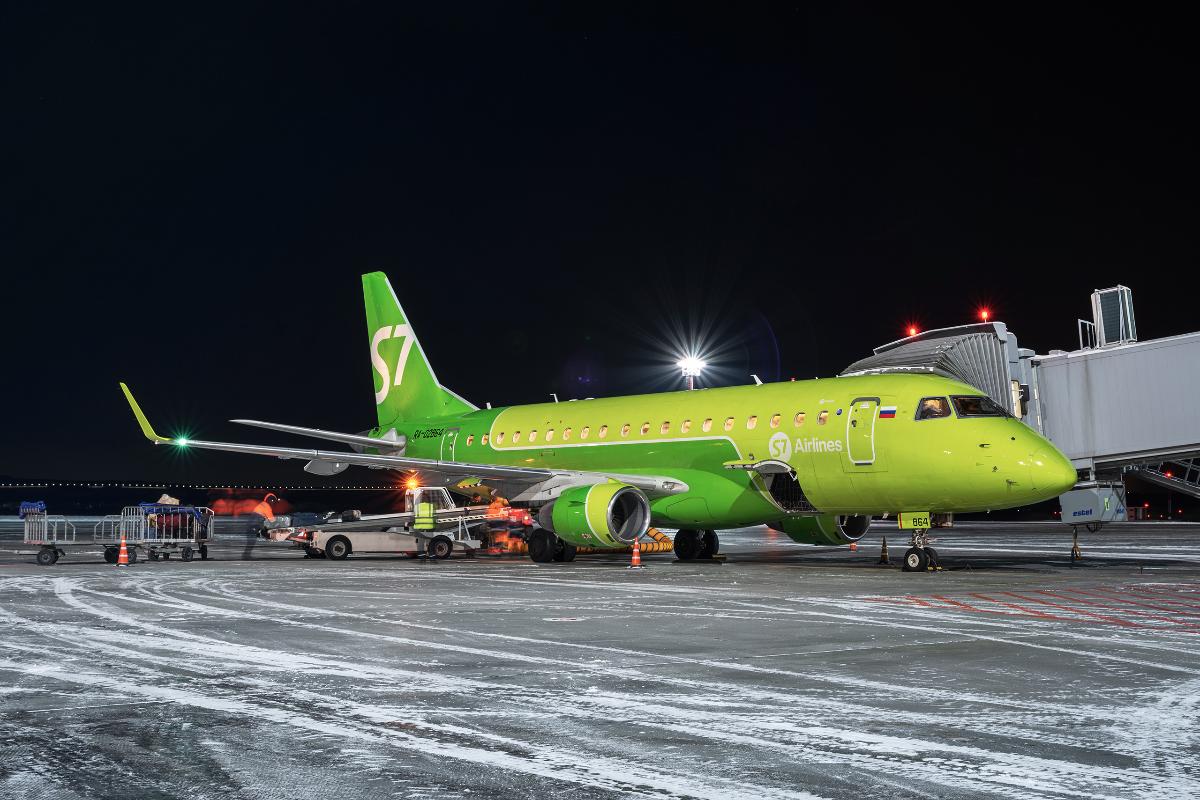 Самолет с пятнами запекшейся крови приземлился в Новосибирске