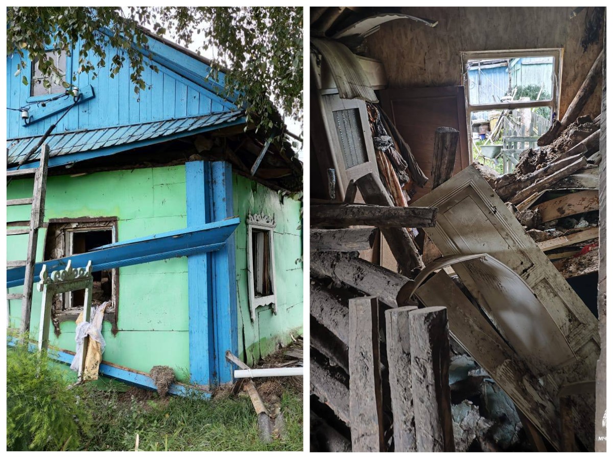 Пенсионерка получила ожоги при взрыве в частном доме