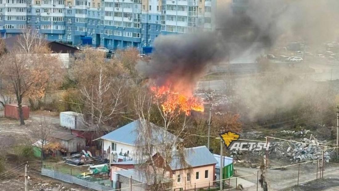 Дом в зоне расселения сгорел