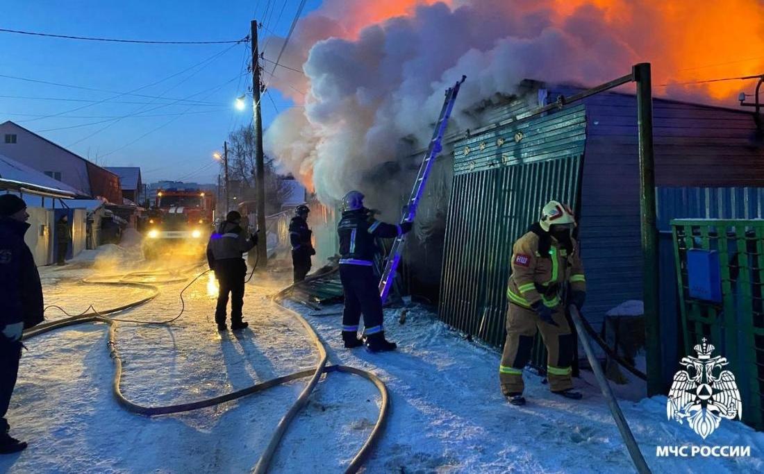 На Новый год в Новосибирской области произошло 12 пожаров