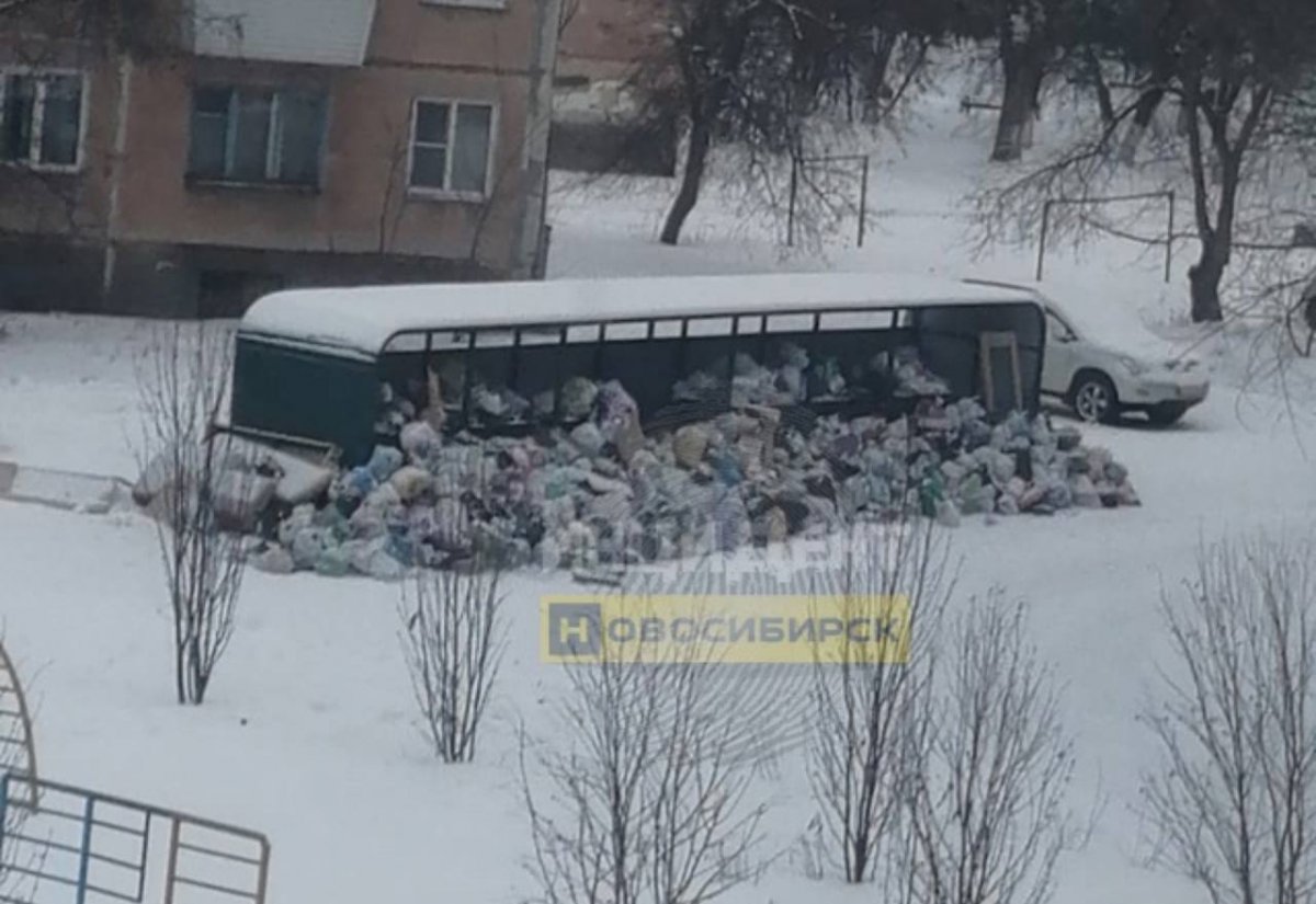 Линево тонет в мусорных отходах новогоднего застолья