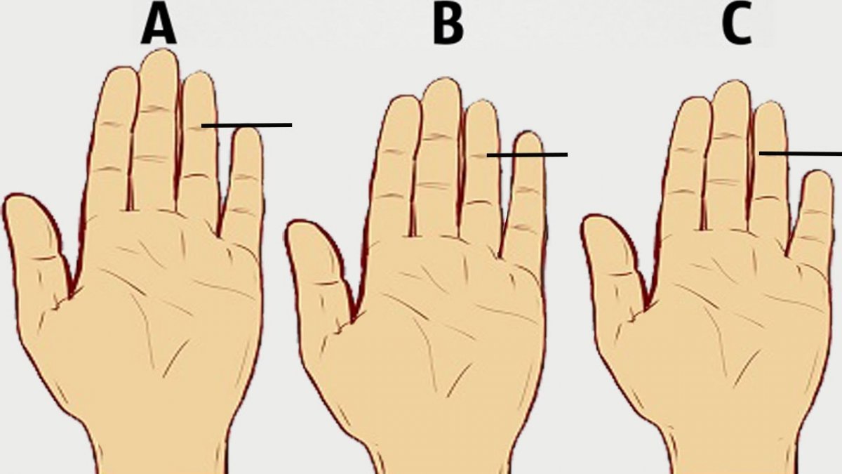 Длина вашего мизинца расскажет о вас «скрытую правду»: психологический тест